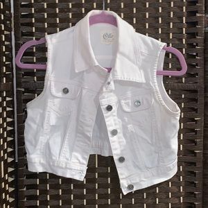 White Denim vest